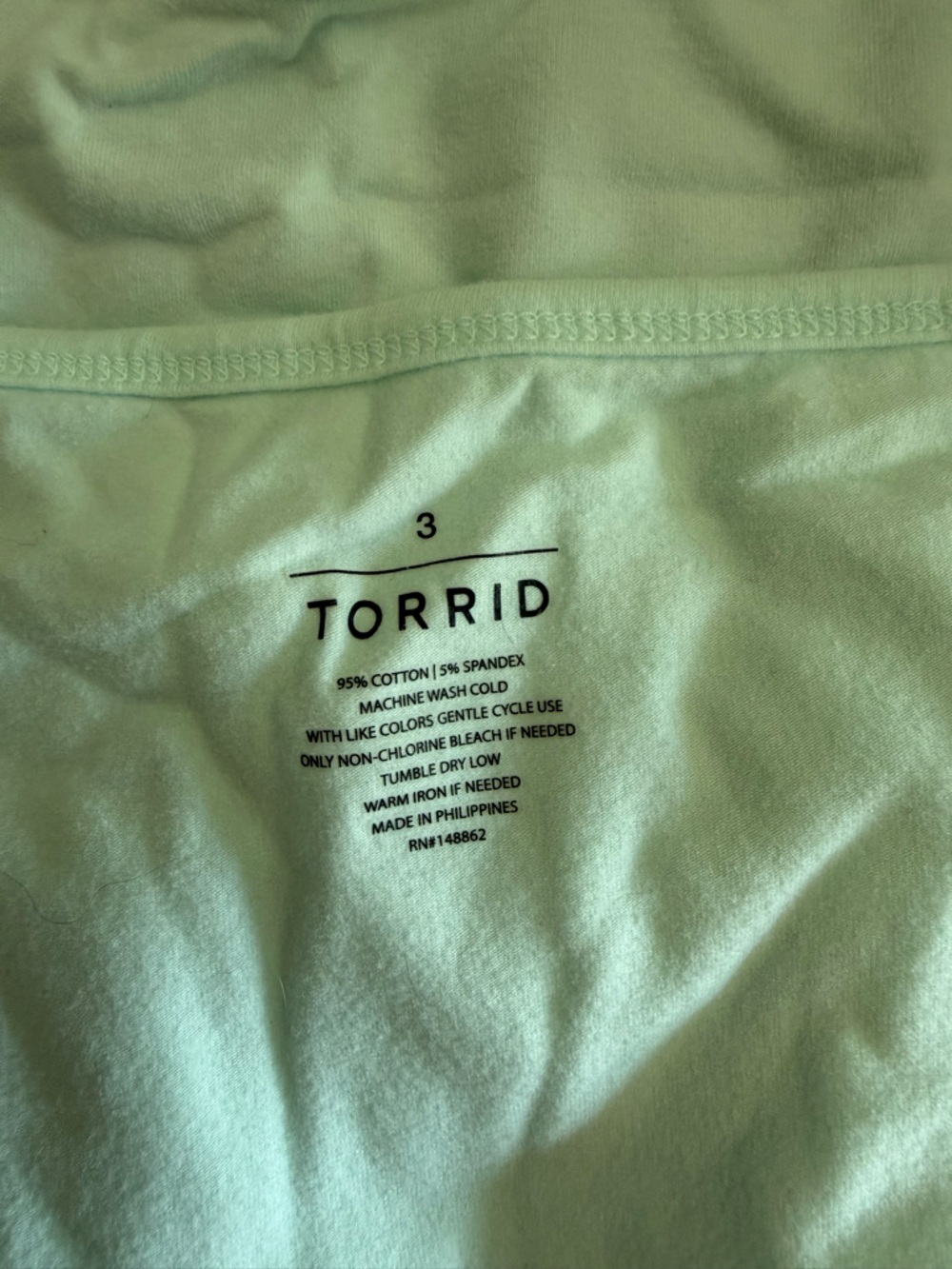 torrid Mint Green Stretch Tee